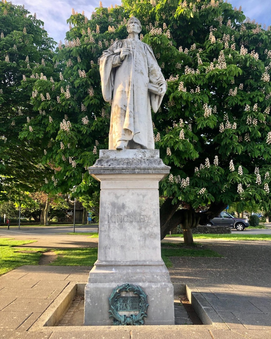 Exploring the Charles Kingsley Statue and its Significance in Bideford's History